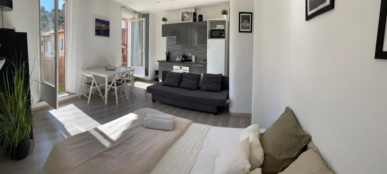 Au Coeur Du Village Joli Studio Cassis Bagian luar foto